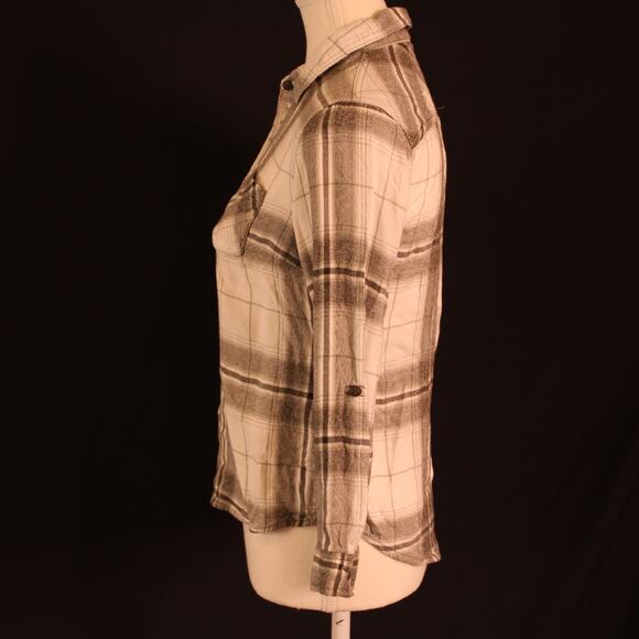 Westport 1962 Super Soft Lightweight Flannel, Roll Tab Sleeves, sz Small PETITE - Picture 3 of 11
